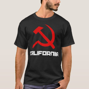 T-shirt Faucille marteau de la Californie communiste socia