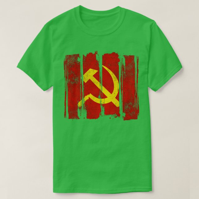 T-shirt Faucille marteau Union soviétique communisme 1 (Design devant)