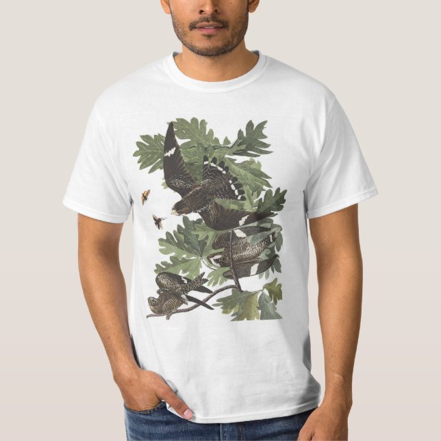 T-shirt Faucon de la nuit d'Audubon (Devant)