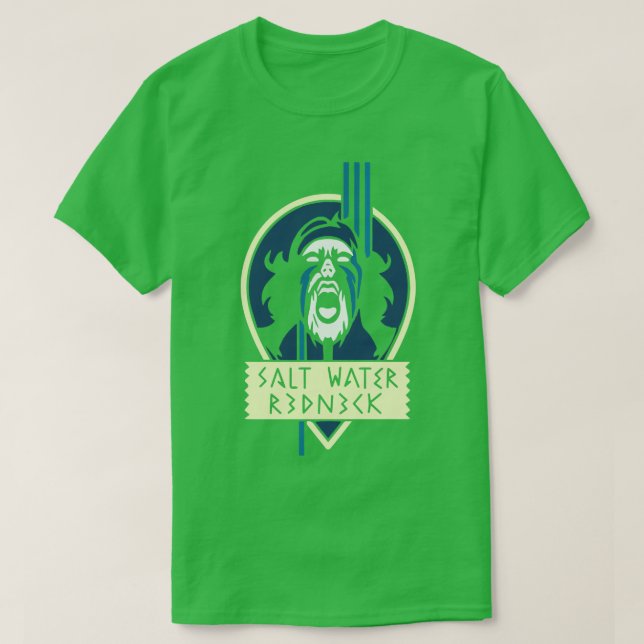 T-shirt Faucon du beurre d'arachide Sel Eau Redneck Graphi (Design devant)