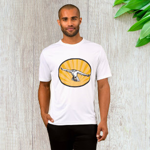 T-shirt Faucon en vol Oiseau de proie audacieux