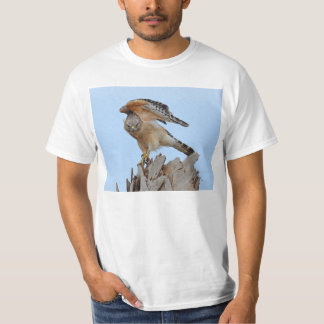 T-shirt Faucon épaulé rouge