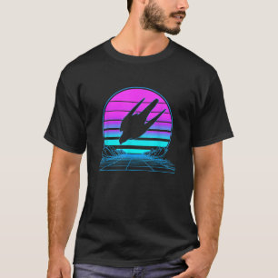 T-shirt Faucon pèlerin Pastel Goth Vaporwave