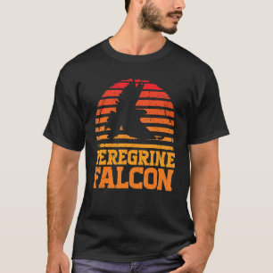 T-shirt Faucon pèlerin Vintage rétro Silhouette Soleil