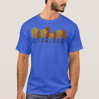 T-shirt Faune En Plein Air Forêt Arbres Automne Nature