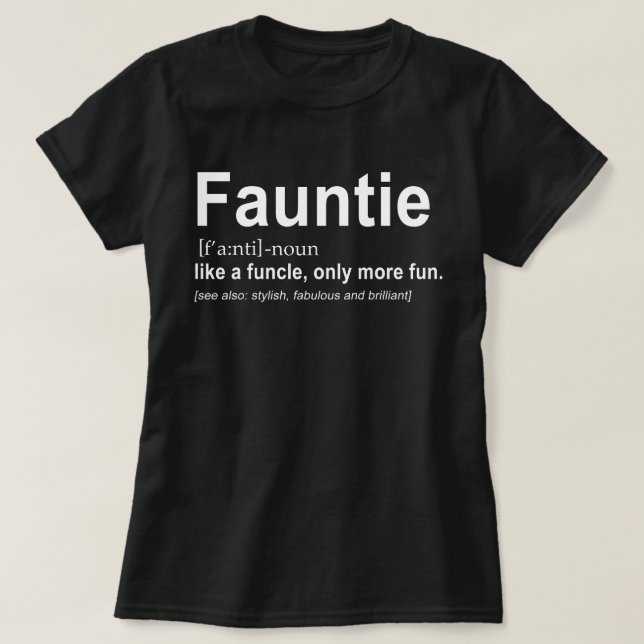 T-shirt fauntie (Design devant)