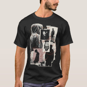 T-shirt Fausse Collage de Rue Souterraine de la Foule