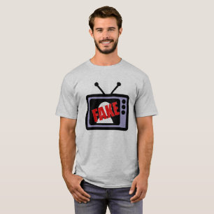 T-shirt Fausses nouvelles - médias de courant principal