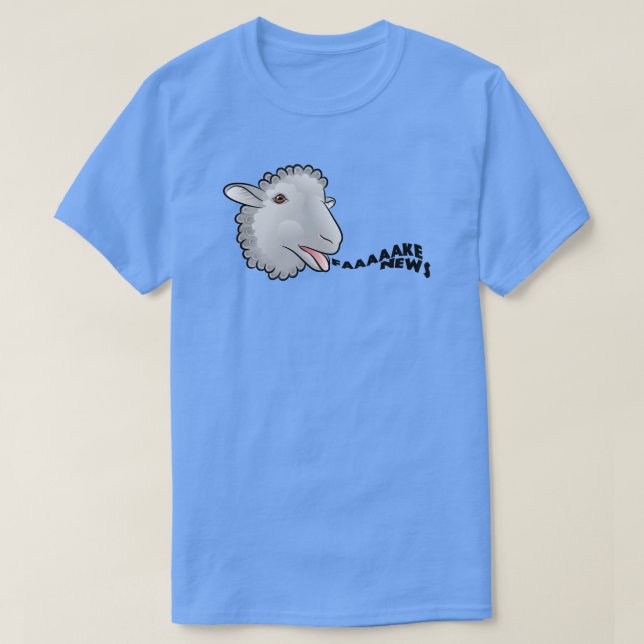 T-shirt FAUSSES NOUVELLES ! Moutons politiques (Design devant)