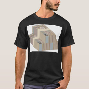 T-shirt Fausses piles d'argent
