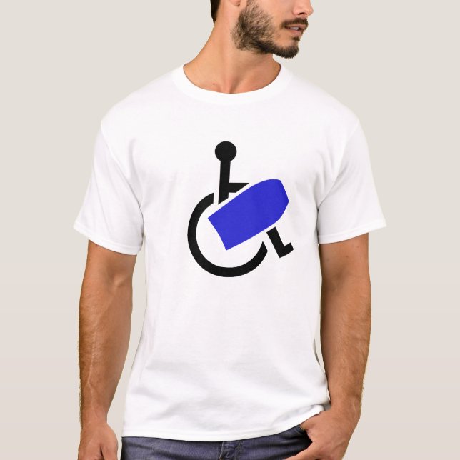 T-shirt Fauteuil roulant Bodybaorder (Devant)