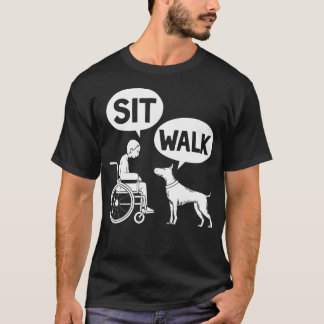 T-shirt Fauteuil roulant pour chiens pour amateur de chien
