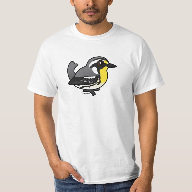 T-shirt Fauvette Jaune-throated de Birdorable (Devant)