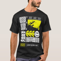 Faux Bonheur Triste Esthétique Edgy Streetwear