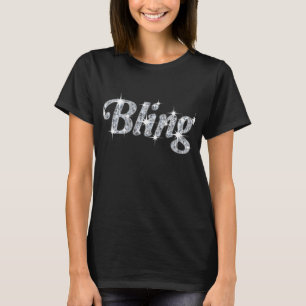 T-shirt Faux Diamond Bling Design