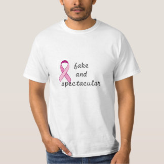 T-shirt Faux et spectacular - tee - shirt de cancer du