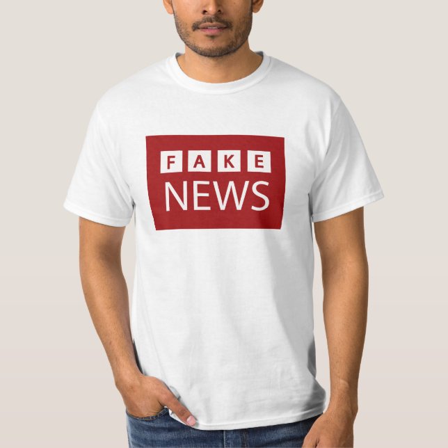T-shirt Faux logo de nouvelles politiquement incorrect (Devant)