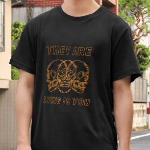 T-shirt Faux médias anti-guerre