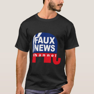T-shirt Faux News - Faux News Anti Trump