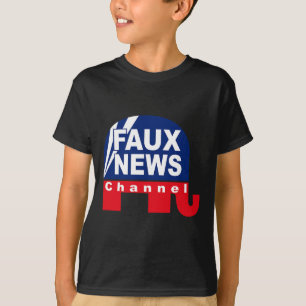 T-shirt Faux News - Faux News Anti Trump