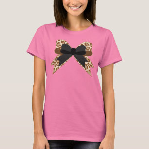 T-shirt Faux Poster de animal Bow