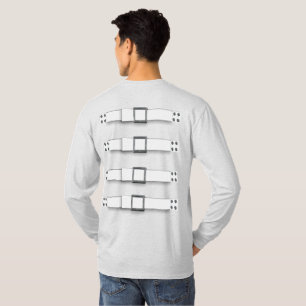 T-shirt Faux Straîtjacket Insane Asile Costume Halloween