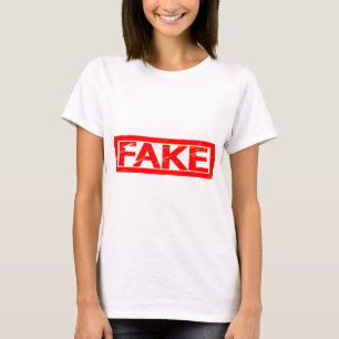 T-shirt Faux timbre