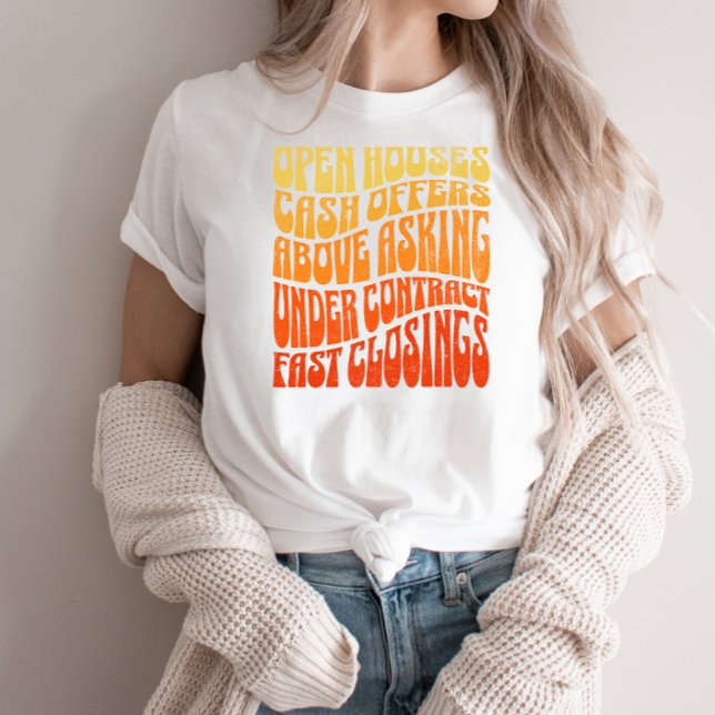 T-shirt Favoris Realtor Super Retro Ventes immobilières (Créateur téléchargé)