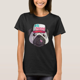 T-shirt Fawn Pug #1 Maman Fête des Mères