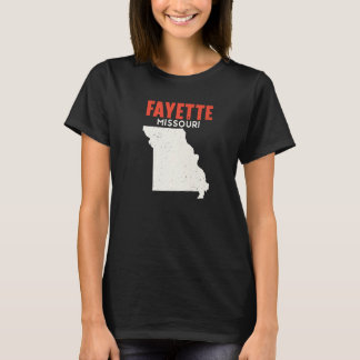 T-shirt Fayette Missouri USA State America Travel Missouri