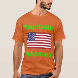 T-shirt Fayetteville Arkansas Imprimés Élégants2