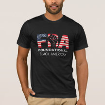 FBA Américain Noir Fondamental avec Poing Levé