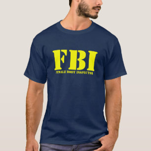 T-shirt FBI - Inspecteur de corps féminin