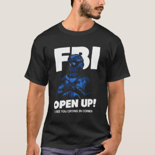 T-shirt FBI Ouvre ! Personnalisé