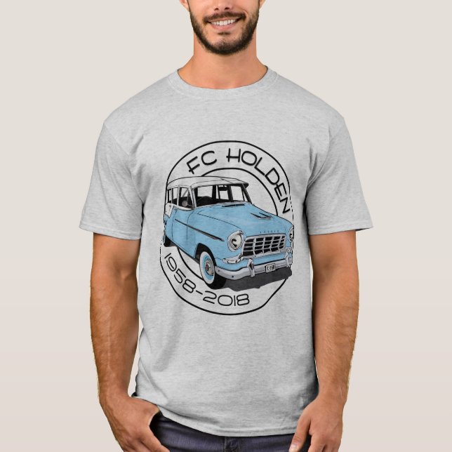 T-shirt FC Holden - chariot - bleu et blanc (Devant)