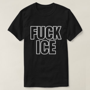 T-shirt FC*K ICE Anti-ICE Conception des manifestations -