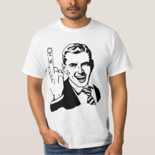 T-shirt fckyoutc6, salut haineux - customisé