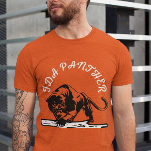 T-shirt FDA Black Panther Femmes Hommes Orange