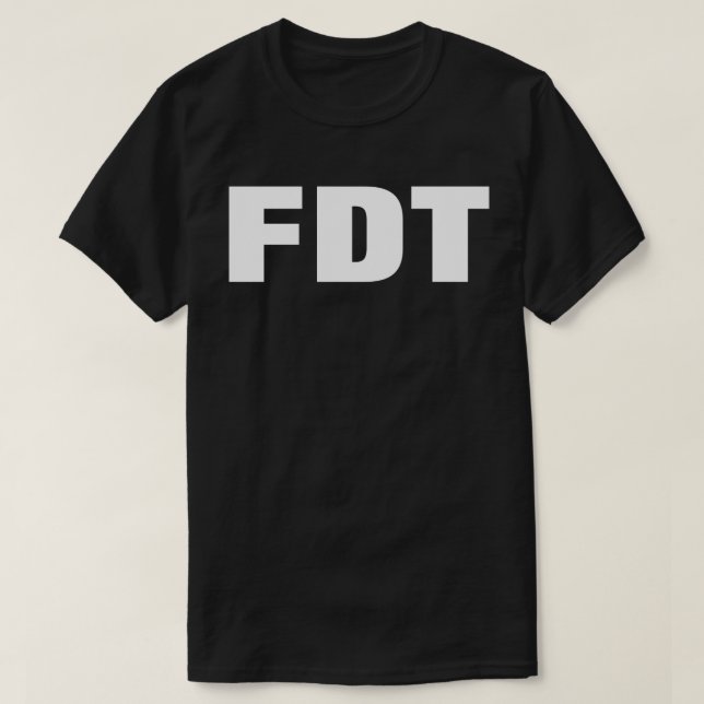 T-SHIRT FDT (Design devant)