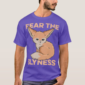 T-shirt Fear The Slyness Design For A Fennec Fo Lover Prem