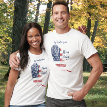 Feather USA Drapeau N'oublie jamais le souvenir T-