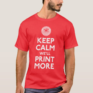 T-shirt Federal Reserve gardent les chemises calmes