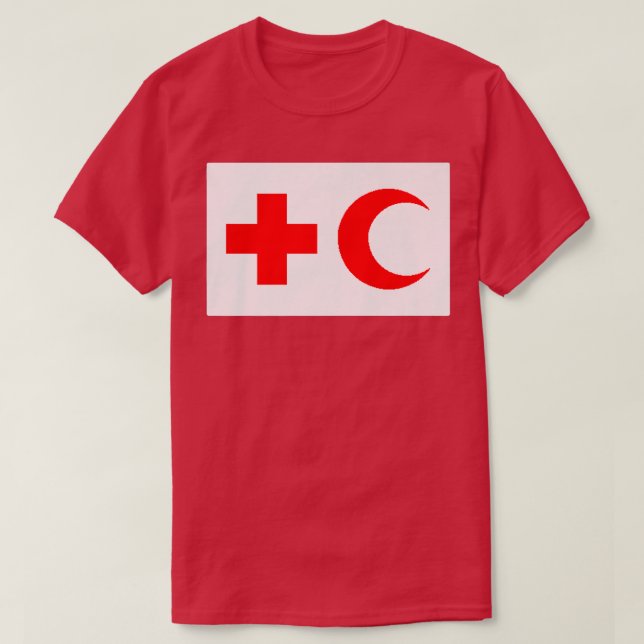 T-shirt Fédération internationale de la Croix-Rouge et des (Design devant)