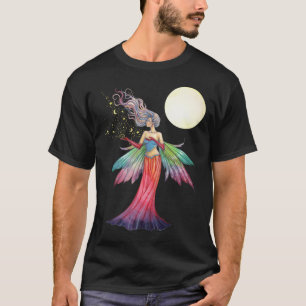T-Shirt Fée avec Étoiles et Lune