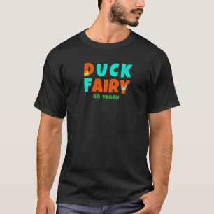 T-shirt Fée Canard Devenez Végétalien