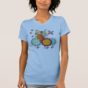 T-shirt Fée de jardin avec des fleurs