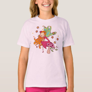 T-shirt Fée de jardin sur le champignon