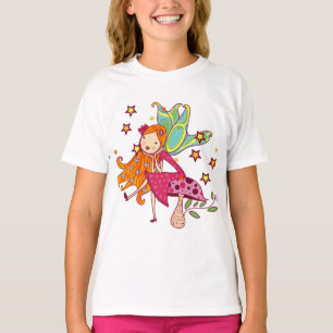 T-shirt Fée de jardin sur le champignon
