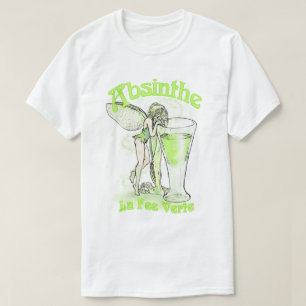 T-shirt Fée de Verte d'honoraires de La d'absinthe avec l