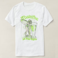Fée de Verte d'honoraires de La d'absinthe avec le